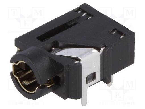LIITIN: JACK 3,5MM - N LIITINAARAS - NAVAT: 4 - THT - W: 10,2MM - Plugit ja jakit - FC68129 - 1