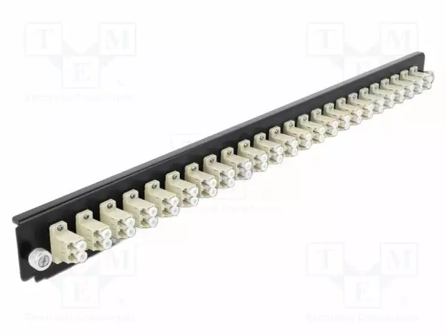 PATCH-VALOKUITUPANEELI - LC DUPLEX - DUPLEX,RACK - MUSTA - RACK 19" - Tietokonetarvikkeet - muut - DELOCK-43359 - 1