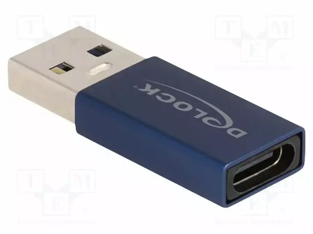 ADAPTERI - USB 2.0 - USB A PISTOKE,USB C RASIA - USB kaapelit ja adapterit - DELOCK-60049 - 1