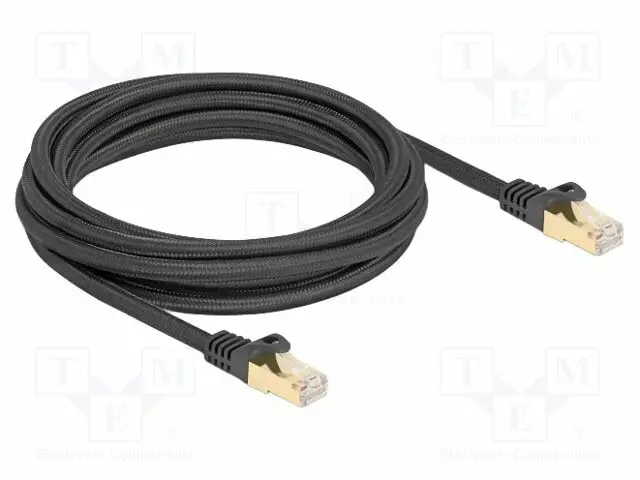 PATCH KAAPELI - S/FTP - CAT 6A - RJ45-PISTOKE,MOLEMMIN PUOLIN - 3M - RJ45 Ethernet kaapelit - DELOCK-80319 - 1