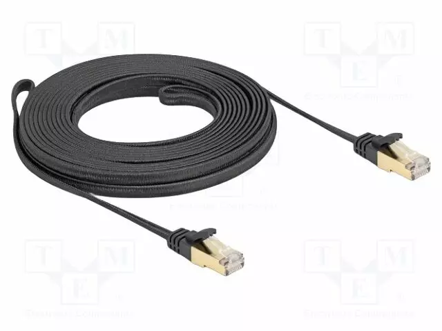 PATCH KAAPELI - U/FTP - CAT 6A - RJ45-PISTOKE,MOLEMMIN PUOLIN - 7,5M - RJ45 Ethernet kaapelit - DELOCK-80329 - 1