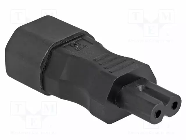IEC C14 UROS-IEC C7 NAARAS-SUORA - 2,5A - 250V - Tietokone- ja laitejohdot - DELOCK-80469 - 1