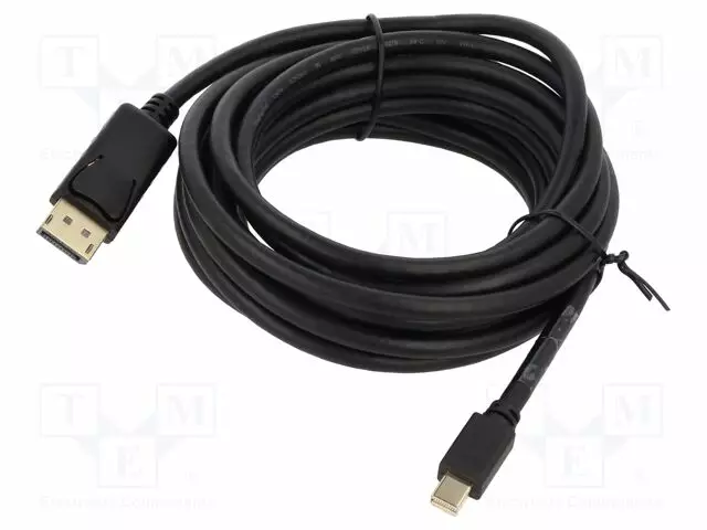 KAAPELI - DISPLAYPORT-PISTOKE,MINI DISPLAYPORT-PISTOKE - PIT: 5M - HDMI, DVI, DisplayPort johdot - DELOCK-83479 - 1