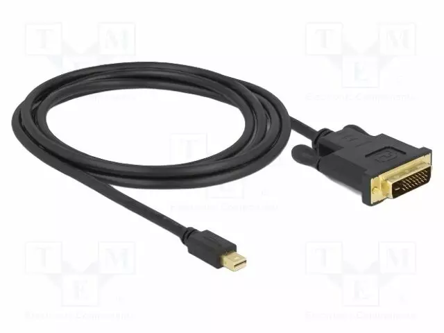 KAAPELI - DVI-D (24+1) PISTOKE,MINI DISPLAYPORT-PISTOKE - PIT: 2M - HDMI, DVI, DisplayPort johdot - DELOCK-83989 - 1