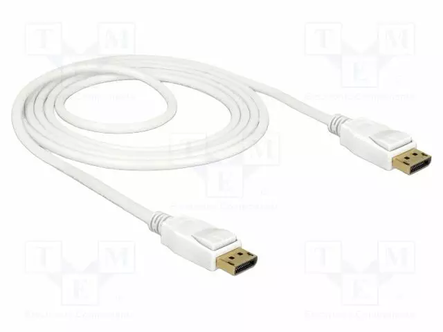KAAPELI - DISPLAYPORT-PISTOKE,MOLEMMIN PUOLIN - DISPLAYPORT 1.2 - HDMI, DVI, DisplayPort johdot - DELOCK-85509 - 1