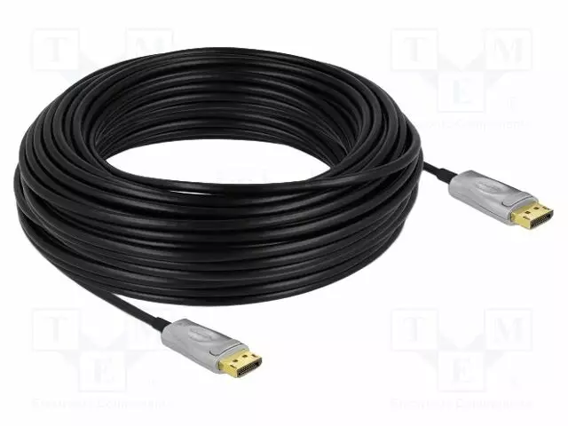 KAAPELI - DISPLAYPORT-PISTOKE,MOLEMMIN PUOLIN - LSZH - PIT: - HDMI, DVI, DisplayPort johdot - DELOCK-85889 - 1