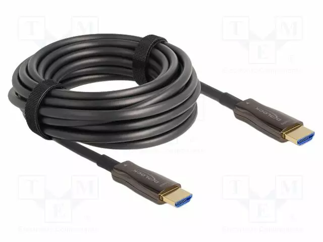 KAAPELI - HDMI-PISTOKE,MOLEMMIN PUOLIN - TPU - METALLI - PIT: - HDMI, DVI, DisplayPort johdot - DELOCK-86029 - 1
