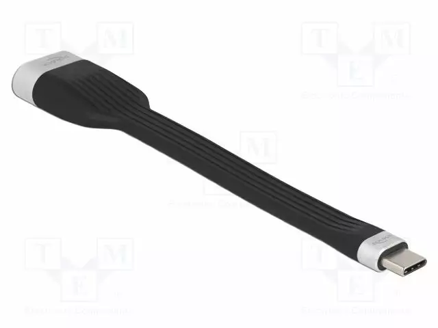 KAAPELI - HDMI-PISTORASIA,USB C PISTOKE - HIGH SPEED + ETHERNET - HDMI, DVI, DisplayPort johdot - DELOCK-86729 - 1