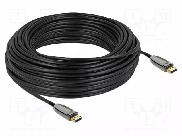 KAAPELI - DISPLAYPORT-PISTOKE,MOLEMMIN PUOLIN - TPU - PIT: - HDMI, DVI, DisplayPort johdot - DELOCK-87119 - 1