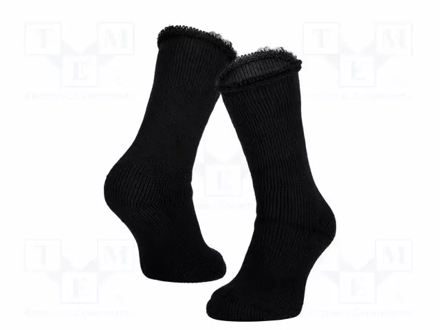 WORK SOCKS - SIZE: 39-42 - MUSTA-GREY - THICK,FURLINED - Työ- ja suojavaatteet - LAHTI-L3090339 - 1