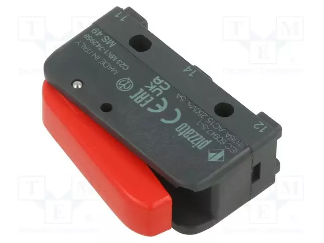 MIKROKYTKIN SNAP ACTION - 16A/250VAC - 5A/24VDC - VIVUN KANSSA - SANP ACTION mikrokytkimet - MS49 - 1