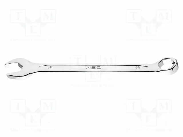 WRENCH: COMBINATION SPANNER - 6-ANGLES,DOUBLE-SIDED - 19MM - Vääntötyökalut ja kiintolenkit - NEO-09-419 - 1