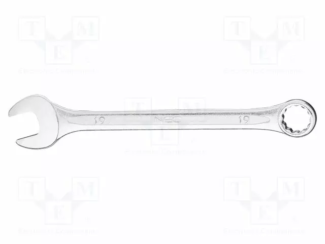 WRENCH: COMBINATION SPANNER - DOUBLE-SIDED - 19MM - L: 230MM - Vääntötyökalut ja kiintolenkit - NEO-09-719 - 1