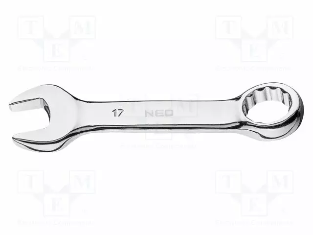 WRENCH: COMBINATION SPANNER - DOUBLE-SIDED - 17MM - L: 129MM - Vääntötyökalut ja kiintolenkit - NEO-09-769 - 1