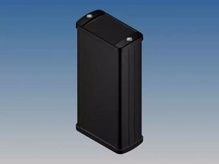 ALUMINIUM HOUSING - BLACK -125 x 59.9 x 30.9 mm - Kotelot - G-sarja - TK139 - 1