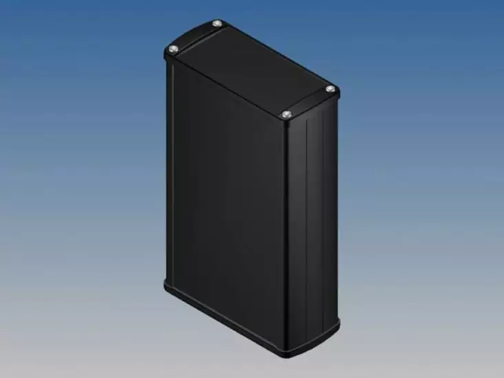 ALUMINIUM HOUSING - BLACK - 175 x 105.9 x 45.8 mm - Kotelot - G-sarja - TK339 - 1
