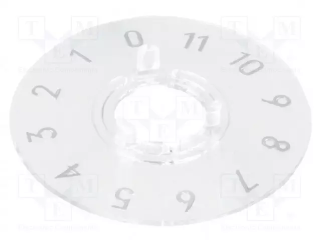ASTEIKKOLEVY - POLYKARBONAATTI - LÄPINÄKYVÄ - 26MM - Potentiometrien nupit - A4413049 - 1