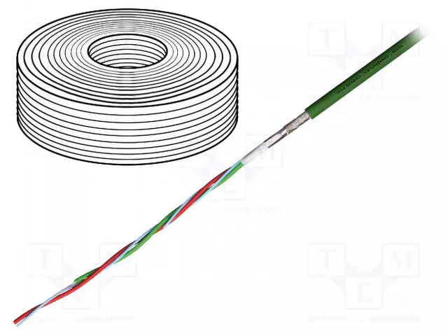 DATAKAAPELI - CHAINFLEX® CFBUS.PVC - 4X2X0,15MM2 - VIOLETTI - Suojaamattomat ohjaimien kaapelit - CFBUS.PVC.049 - 1