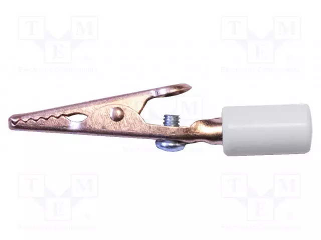 HAUENLEUKA - 10A - VALKOINEN - LEVITYSALUE: MAX.7,9MM - Krokotiili klipsit - BU-60CHS-9 - 1