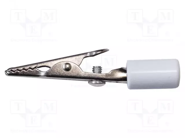 HAUENLEUKA - 10A - VALKOINEN - LEVITYSALUE: MAX.7,9MM - Krokotiili klipsit - BU-60HS-9 - 1