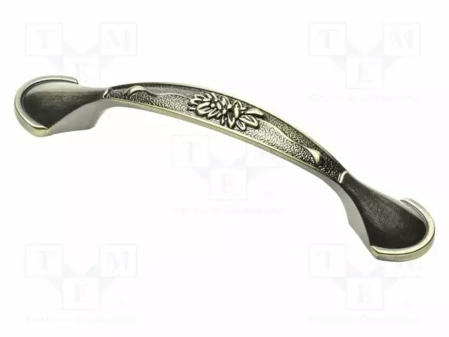 HOLDER - ZNAL - ANTIQUE BRUSHED BRASS - H: 23MM - L: 115MM - ARDEA - Koteloiden lisätarvikkeet - GTV-UZ-ARDEA-96-09 - 1