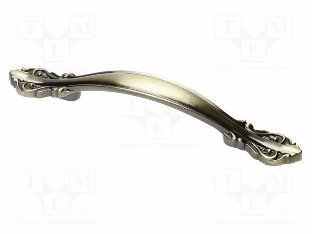 HOLDER - ZNAL - ANTIQUE BRUSHED BRASS - H: 26.5MM - L: 148MM - W: 17.5MM - Koteloiden lisätarvikkeet - GTV-UZ-WERON-96-09 - 1