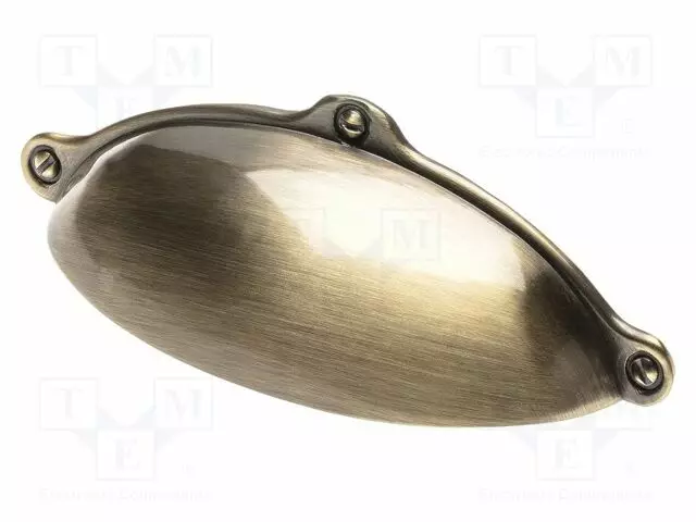 HOLDER - ZNAL - ANTIQUE BRUSHED BRASS - H: 30MM - L: 100MM - W: 24MM - Koteloiden lisätarvikkeet - GTV-UZ-MARSA-64-09 - 1