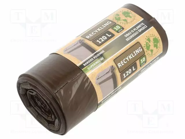 JÄTESÄKIT - RUSKEA - 120L - 10KPL - Pakkaaminen ja suojaus - SOLID-5889 - 1