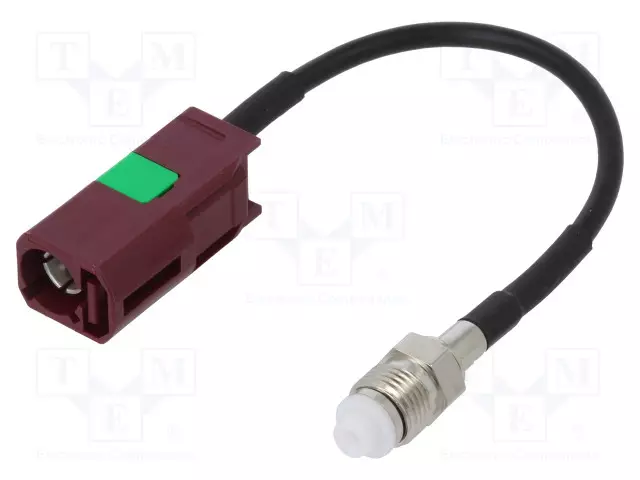 KAAPELI - 100MM - FAKRA NAARAS,FME NAARAS - SUORA - Antennijohdot - AD.ANT.009 - 1