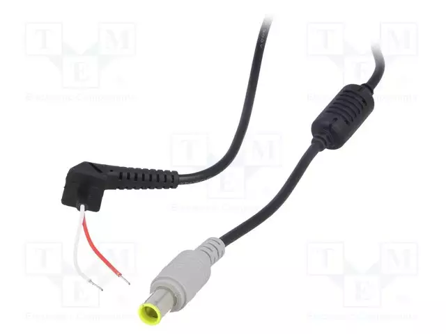 KAAPELI - 3X0,5MM2 - JOHDOT,DC 7,9/5,5 LIITIN - SUORA - MUSTA - 1,2M - DC virtakaapelit - AK-SC-09 - 1