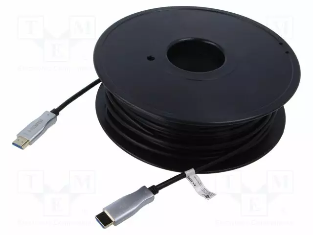 KAAPELI - HDMI-PISTOKE,MOLEMMIN PUOLIN MUSTA - HDMI, DVI, DisplayPort johdot - GOOBAY-65569 - 1