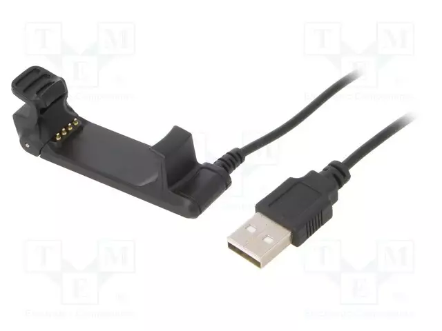 KAAPELI: ÄLYKELLON LATAAMISEEN - GARMIN - 1M - 1A - MUSTA - USB kaapelit ja adapterit - AK-SW-19 - 1