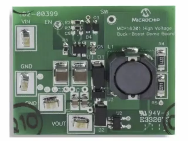 KEHITYSALUSTA - MICROCHIP - DC/DC MUUNNIN - KOMPONENTIT: MCP16301 - Microchip kehityspaketit - ADM00399 - 1