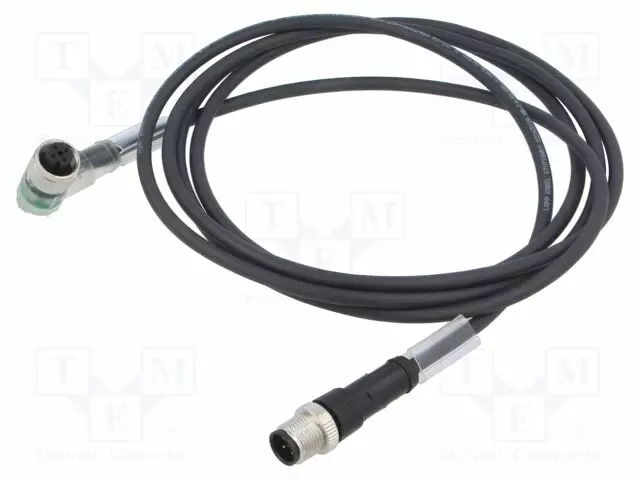 KAAPELI: ANTUREITA/AUTOMATIIKKAA VARTEN - M12 - PIN: 4 - 2M - PISTOKE - Teollisuus anturikaapelit - 22260339 - 1