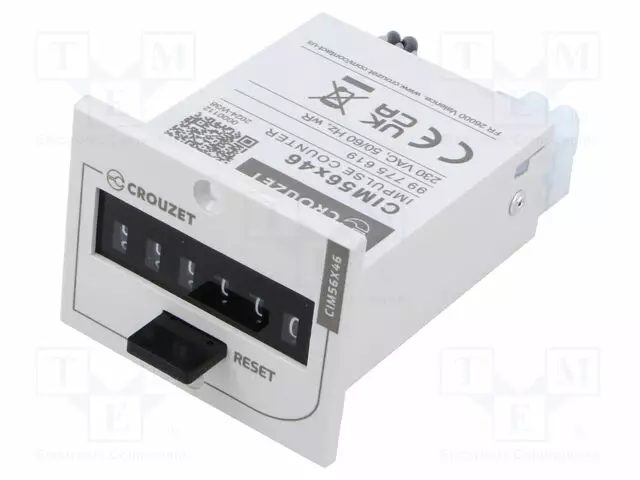 LASKURI: SÄHKÖMEKAANINEN - MEKAANINEN ILMAISIN - IMPULSSIT - 999999 - Digitaaliset ja mekaaniset laskurit - CROUZET-99775619 - 1