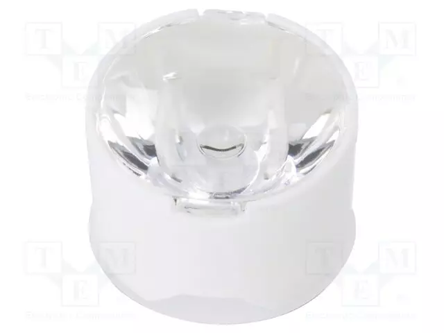 LED-LINSSI - PYÖREÄ - PLEXIGLASS PMMA - LÄPINÄKYVÄ - 7÷16° - H: 14,8MM - Linssit LEDeille - CA11929 - 1