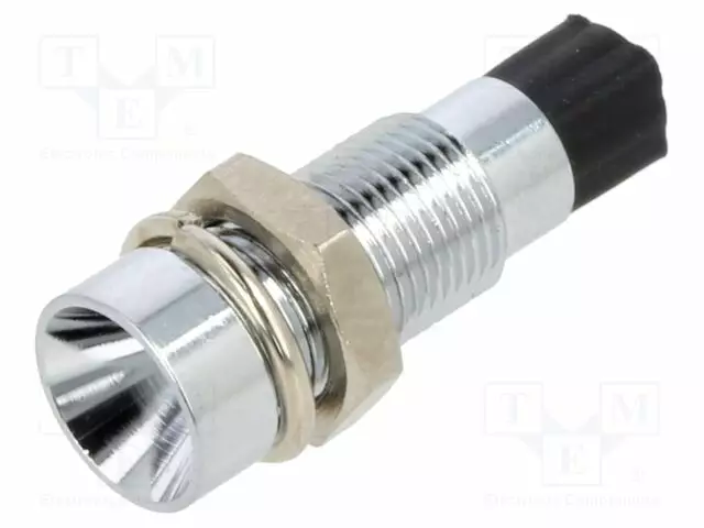 LED-PIDIKE - 3MM - KROMI - METALLI - KOVERA - MUOVITULPPA - LEDkaulukset - SMZ1069 - 1