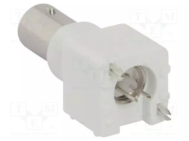 LIITIN: BNC - N LIITINAARAS - SUORA - 75OHM - THT - POLYPROPYLEENI - BNC liittimet - 112409 - 1