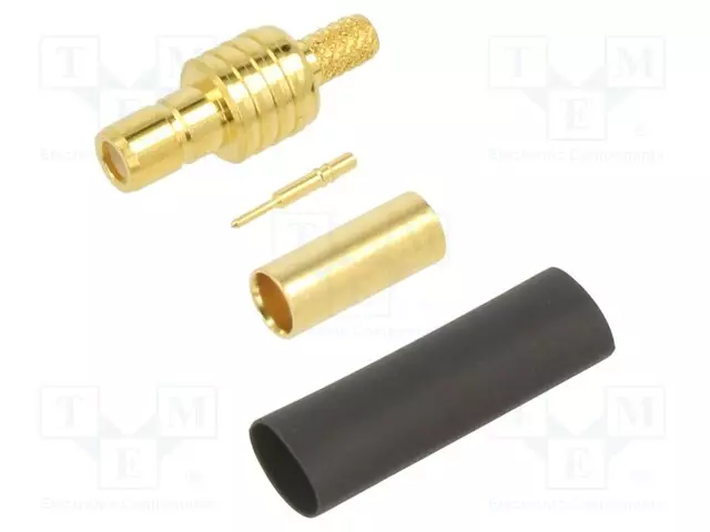 LIITIN: SMB - PISTORASIA - UROS - SUORA - 50OHM - JUOTETTAVA,PURISTUS - SMA, SMB, SMC liittimet - 142189 - 1