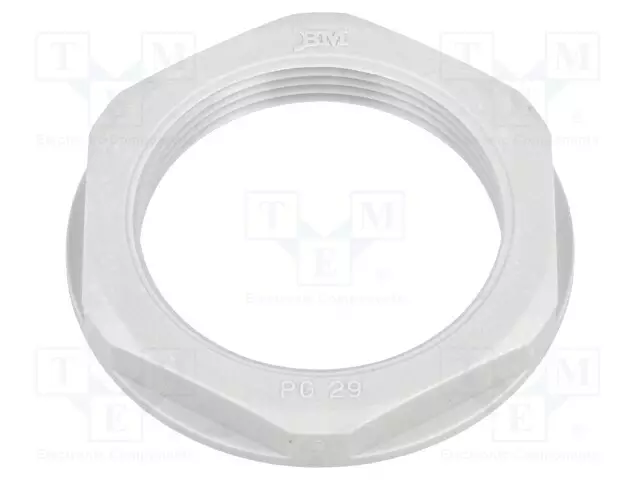 MUTTERI - PG29 - POLYAMIDI - 46MM - HARMAA - Läpivientikappaleiden mutterit - BM4829 - 1
