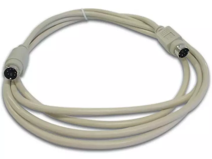 PS/2 NÄPPÄIMISTÖKAAPELI MINI DIN6 UROS - MINI DIN6 UROS 2m - PC kaapelit - CW029 - 1
