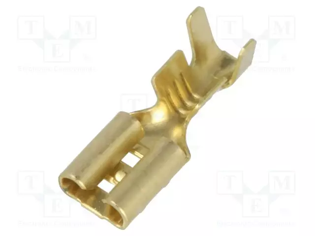 PURISTUSLIITIN - LITTEÄ - 4,8MM - 0,5MM - NAARAS - 0,5÷2MM2 - PURISTETTAVA - Eristämättömät liittimet - 2670.05.00.9 - 1