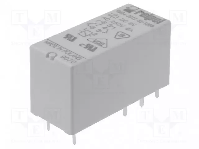 RELE - DPDT - UKELAN: 9VDC - 8A - 8A/250VAC - RM84 - Pienoisreleet - RM84-2012-35-1009 - 1