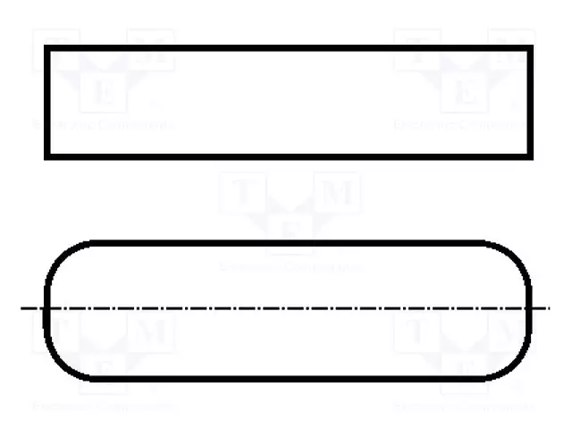 TASOKIILA - BN 4629 - DIN 6885 - HAPONKESTÄVÄ TERÄS A4 - W: 3MM - H: 3MM - Tasokiilat - B3X3X20BN4629 - 1