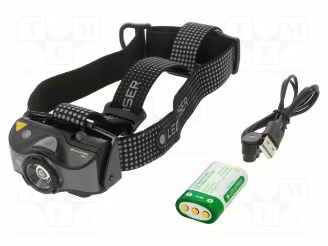 TORCH: LED HEADTORCH - IP54 - MAGNETIC CHARGING SYSTEM - 40H - MUSTA - Taskulamput ja otsalamput - LEDLENSER-501599 - 1
