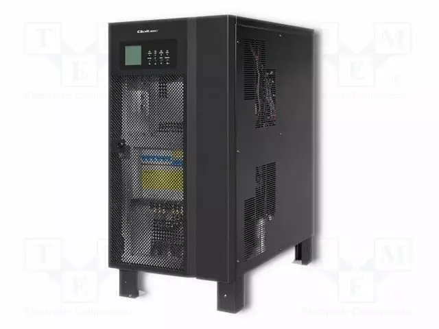 UPS VIRTALÄHDE - 12KW - 15KVA - 380V - TEOLLISUUS-405X815X665MM - UPS ja tietokeneen virtalähteet - QOLTEC-53949 - 1