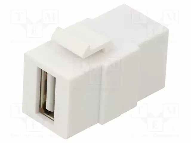 USB SOVITIN - KEYSTONE - USB A RASIA,MOLEMMIN PUOLIN - USB 2.0 - Tietokonetarvikkeet - muut - GOOBAY-79909 - 1