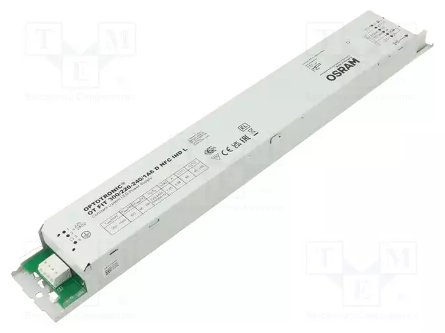 VIRTALÄHDE: IMPULSSI - LED - 300W - 60÷300VDC - 250÷1550MA - 220÷240VAC - LED teholähteet - 4062172186179 - 1