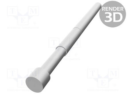 TESTAUSNEULA - VIETEREIDEN MURTOSUOJA: 5,1MM - 6,35MM - 3A - CUBE - Mittausneulat - TK0050N.F254C120A - 1