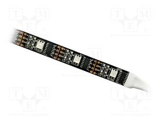 OHJELMOITAVA LED-NAUHA - RGB - 5050 - LED/M: 32 - 12MM - IP20 - 120° - 5VDC - LED nauhat ja modulit - S012032CA3SA - 1